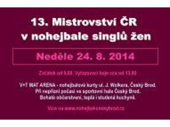 13. Mistrovství ČR v nohejbale singlů žen